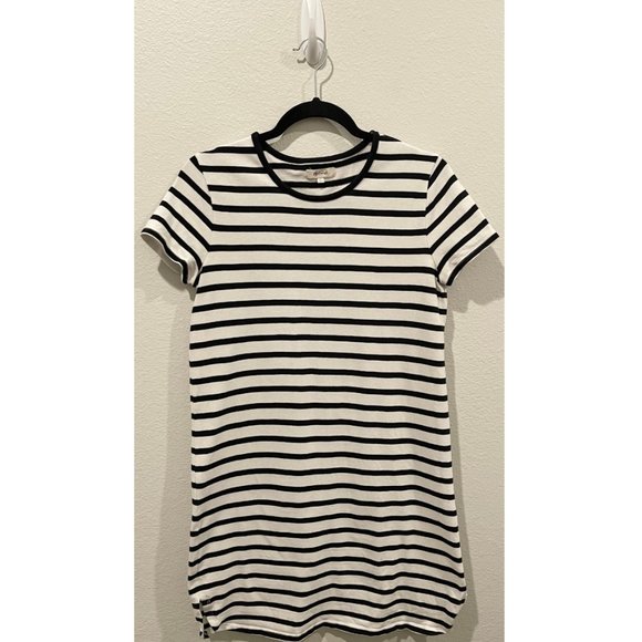 Madewell Dresses & Skirts - MADEWELL Black And White Striped Mini Dress